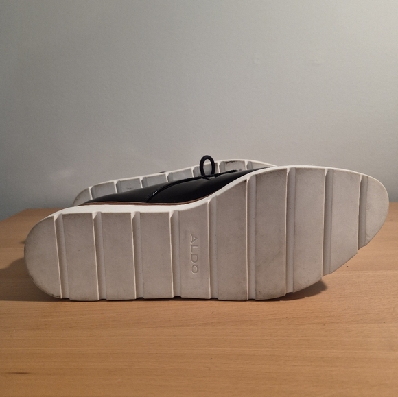 Aldo Black and Brown Platform Shoes - Picture 4 of 5